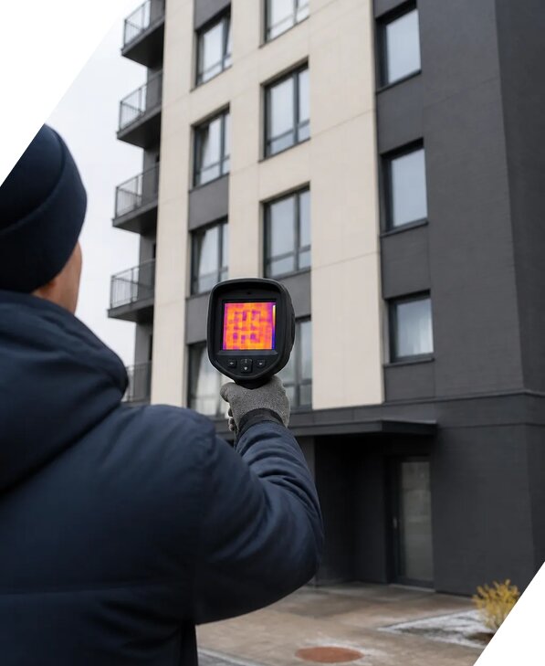Тепловизионное обследование зданий в Лабинске от 5362 р. | ЭкспертизаРоссия