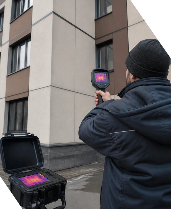Тепловизионное обследование зданий и сооружений в Лабинске